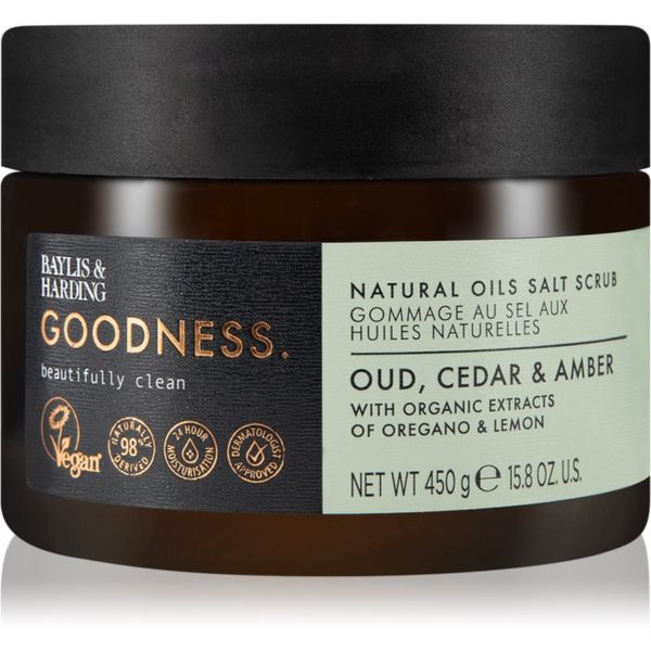 Baylis & Harding Baylis & Harding Goodness Oud, Cedar & Amber solni piling za tijelo 450 g