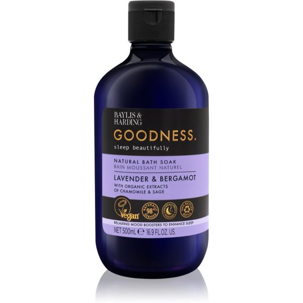 Baylis & Harding Baylis & Harding Goodness Sleep Beautifully pjena za kupanje za miran san Lavender & Bergamot 500 ml