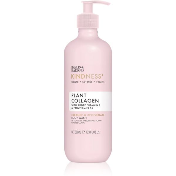 Baylis & Harding Baylis & Harding Kindness+ Plant Collagen revitalizirajući gel za tuširanje parfemi Coconut Milk & Rose Water 500 ml