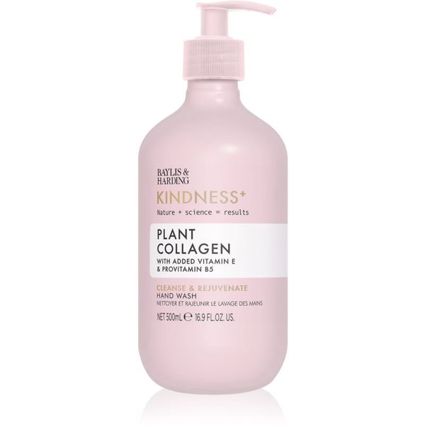 Baylis & Harding Baylis & Harding Kindness+ Plant Collagen tekući sapun za njegu ruku parfemi Coconut Milk & Rose Water 500 ml