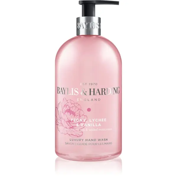 Baylis & Harding Baylis & Harding Peony, Lychee & Vanilla tekući sapun za ruke s hidratantnim učinkom 500 ml
