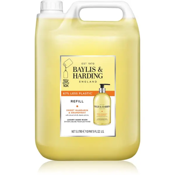 Baylis & Harding Baylis & Harding Sweet Mandarin & Grapefruit tekući sapun za ruke zamjensko punjenje 5000 ml