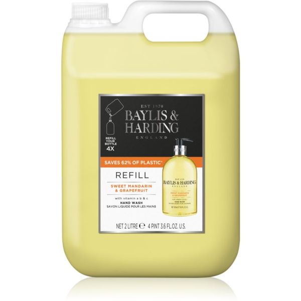 Baylis & Harding Baylis & Harding Sweet Mandarin & Grapefruit tekući sapun za ruke zamjensko punjenje Refill 2000 ml