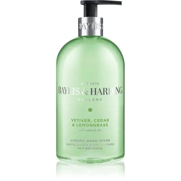 Baylis & Harding Baylis & Harding Vetiver, Cedar & Lemongrass Anti-Bacterial tekući sapun za ruke 500 ml