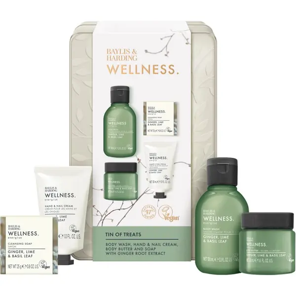 Baylis & Harding Baylis & Harding Wellness. Energise poklon set za tijelo Ginger, Lime & Basil Leaf