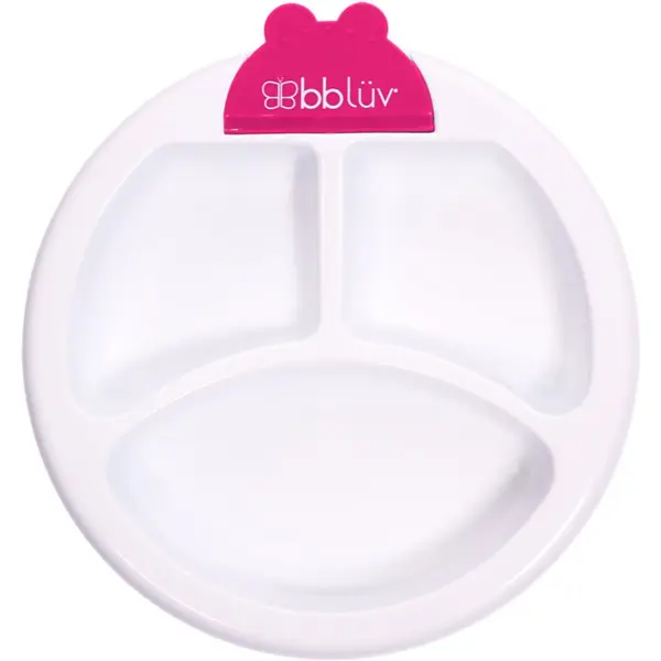 BBLÜV BBLÜV Platö tanjur s pregradama Pink 1 kom