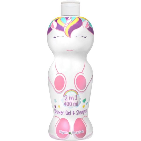 Be a Unicorn Be a Unicorn Shampoo & Shower Gel gel za tuširanje i šampon 2 u 1 za djecu 400 ml