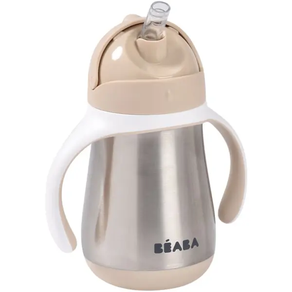 Beaba Beaba Stainless Steel Baby Bottle termosica od nehrđajućeg čelika Clay Earth 250 ml