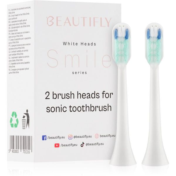 Beautifly Beautifly White Smile Toothbrush Tips zamjenske glave za zubnu četkicu 2 kom