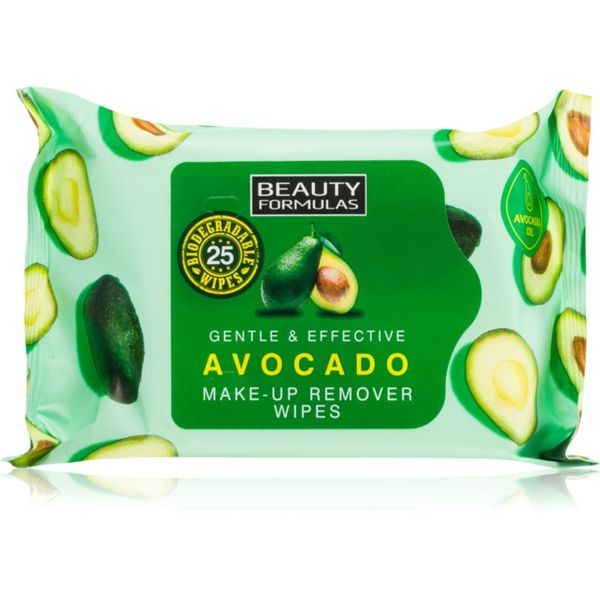 Beauty Formulas Beauty Formulas Avocado vlažne maramice 25 kom
