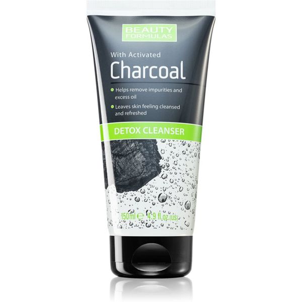 Beauty Formulas Beauty Formulas Charcoal gel za čišćenje s aktivnim ugljenom za masno i problematično lice 150 ml