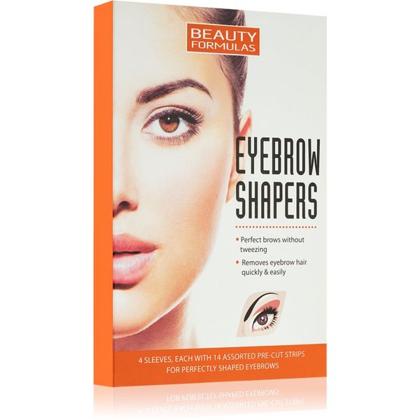 Beauty Formulas Beauty Formulas Eyebrow Shapers trake za depilaciju za obrve 4 kom