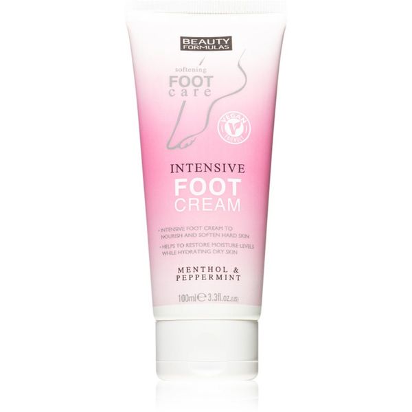 Beauty Formulas Beauty Formulas Menthol & Peppermint hidratantna omekšavajuća krema za stopala 100 ml