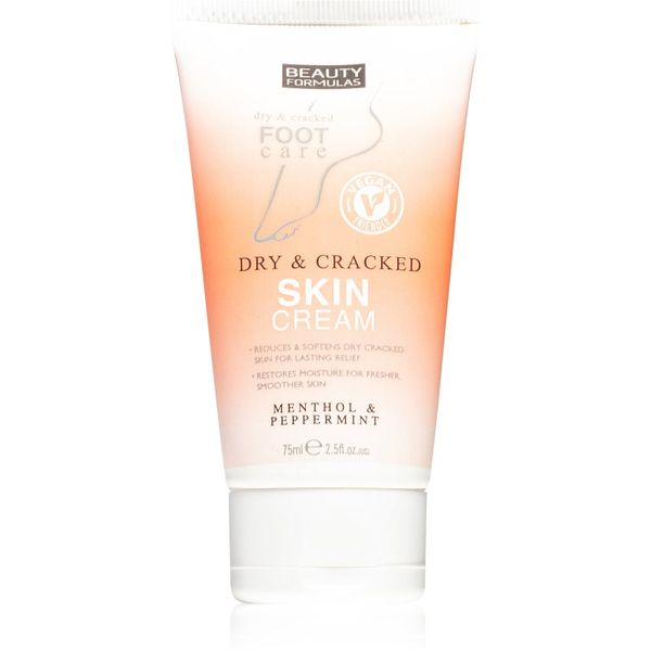Beauty Formulas Beauty Formulas Menthol & Peppermint krema za stopala za suhu i ispucalu kožu 75 ml