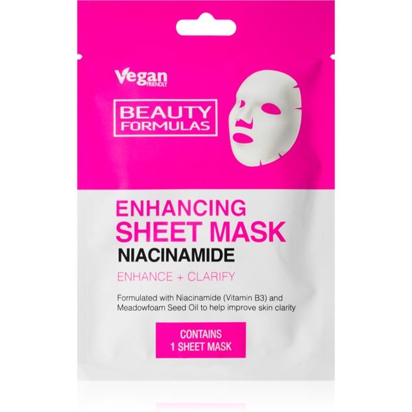 Beauty Formulas Beauty Formulas Niacinamide hranjiva sheet maska 1 kom
