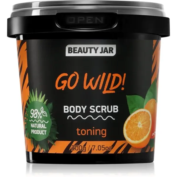 Beauty Jar Beauty Jar Go Wild! hidratantni piling za tijelo s osvježavajućim učinkom 200 g