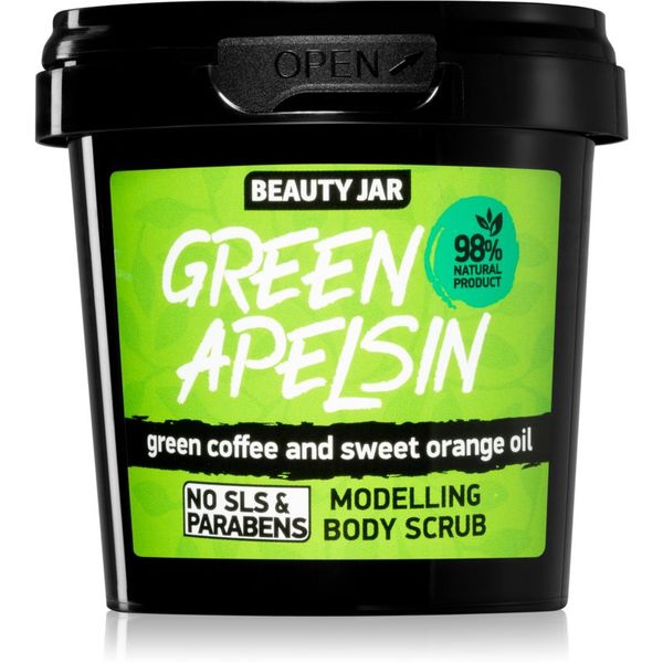 Beauty Jar Beauty Jar Green Apelsin stimulirajući piling za tijelo s ekstraktima kave 200 g