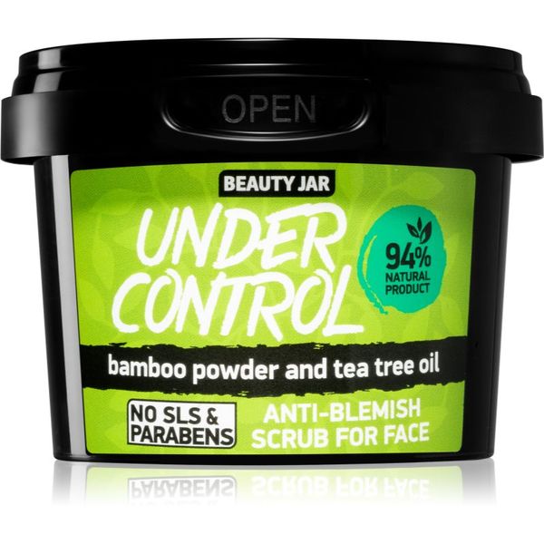 Beauty Jar Beauty Jar Under Control piling za čišćenje za problematično lice 120 g