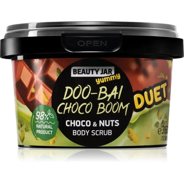 Beauty Jar Beauty Jar Yummy Doo-Bai Choco Boom nježni piling za tijelo 360 g