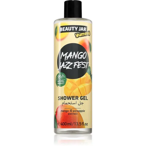 Beauty Jar Beauty Jar Yummy Mango Jazz Fest regenerirajući gel za tuširanje 400 ml