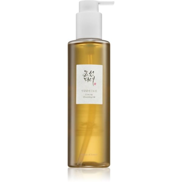 Beauty Of Joseon Beauty Of Joseon Ginseng Cleansing Oil ulje za dubinsko čišćenje za sjaj i zaglađivanje kože lica 210 ml