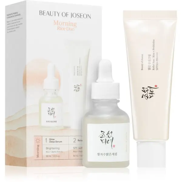 Beauty of Joseon Beauty of Joseon Morning Rice Duo Set set za ujednačavanje tena lica