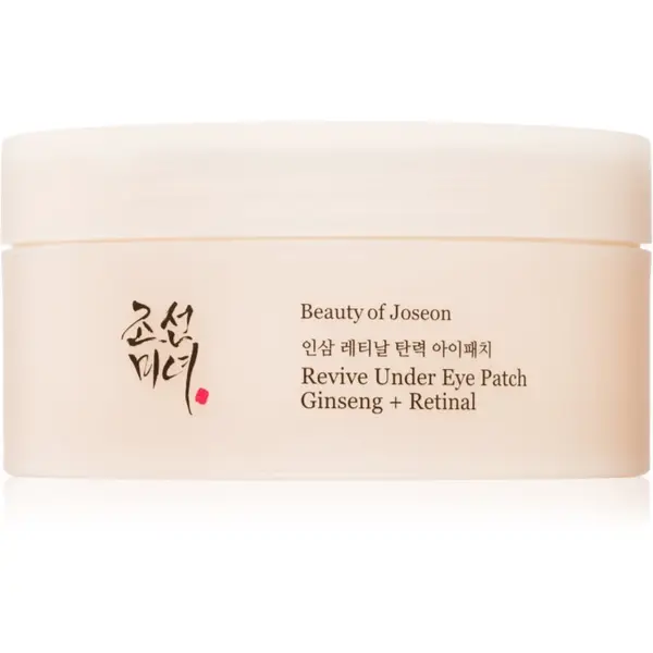 Beauty of Joseon Beauty of Joseon Revive Under Eye Patch Ginseng + Retinal hidrogel jastučići s učvršćujućim učinkom 60 kom