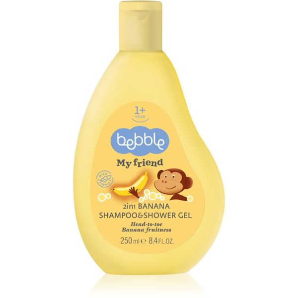 Bebble Bebble Banana Shampoo & Shower Gel šampon i gel za tuširanje 2 u 1 za djecu 250 ml