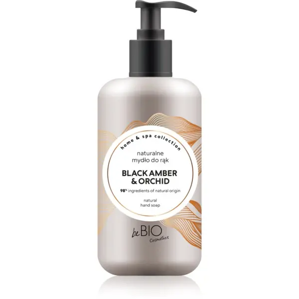 beBIO beBIO Home & Spa prirodni sapun za ruke Black Amber & Orchid 300 ml