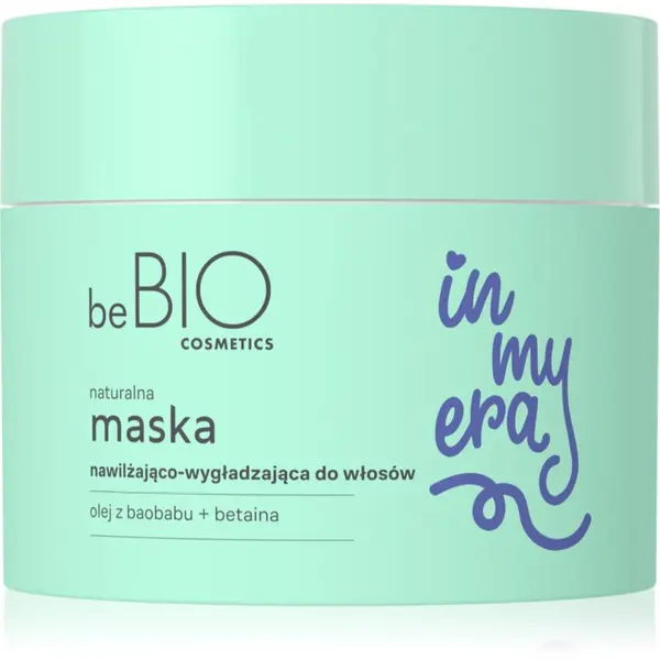 beBIO beBIO In My Era Moisturizing & Smoothing maska za dubinsku hidrataciju za zaglađivanje kose 250 ml