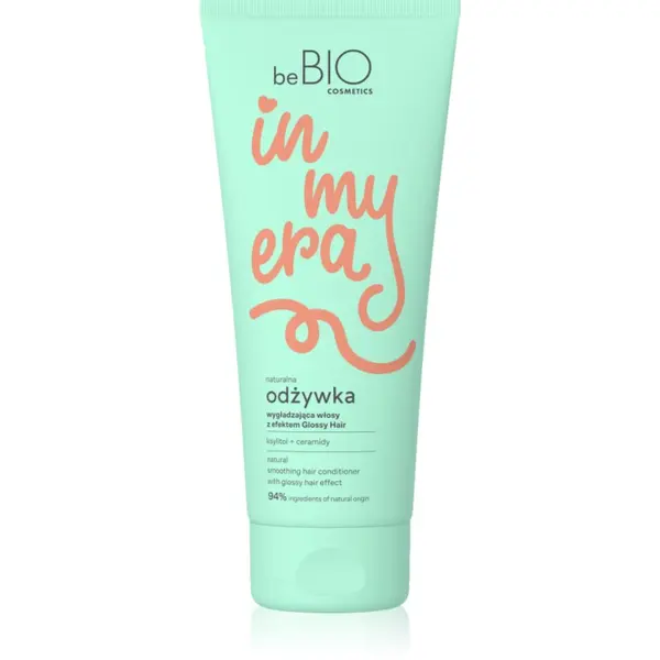 beBIO beBIO In My Era Natural Smoothing regenerator za zaglađivanje za sjajnu i mekanu kosu 200 ml