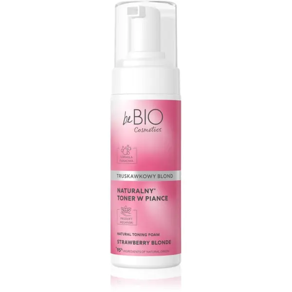 beBIO beBIO Natural Foam Toner Strawberry Blonde pjena za toniranje za kosu 120 ml