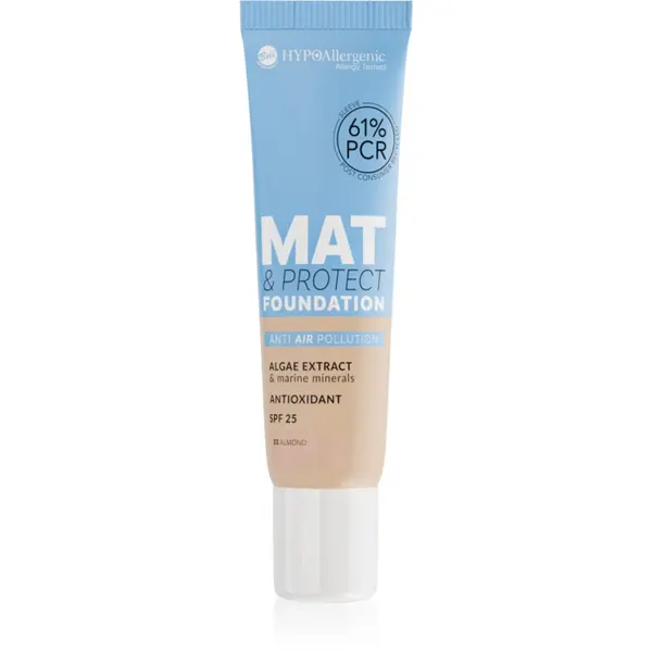 Bell Bell Hypoallergenic Mat & Protect dugotrajni matirajući puder SPF 25 nijansa 03 Almond 30 g