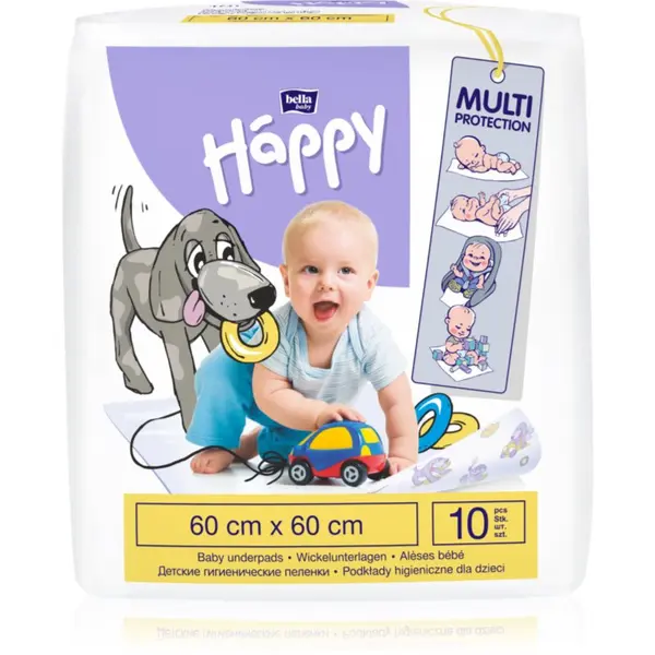 BELLA BELLA Baby Happy Baby Underpads jednokratne podloge za previjanje 60x60 cm 10 kom
