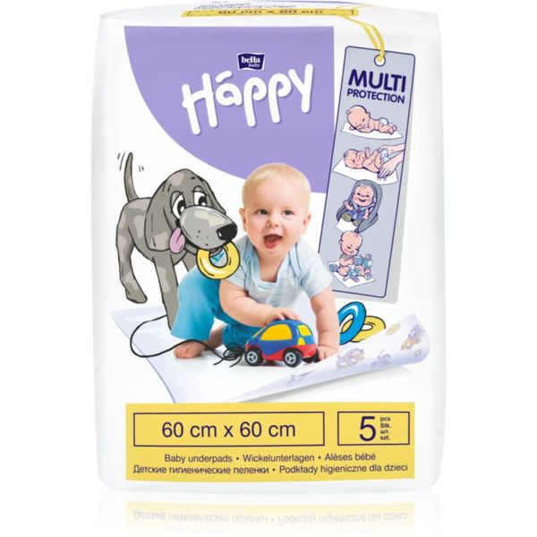 Bella Baby Happy Bella Baby Happy SIze L jednokratne podloge za previjanje 60x60cm 5 kom