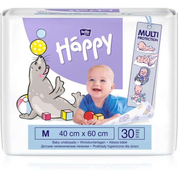 Bella Baby Happy BELLA Baby Happy Size M jednokratne podloge za previjanje 40x60 cm 30 kom