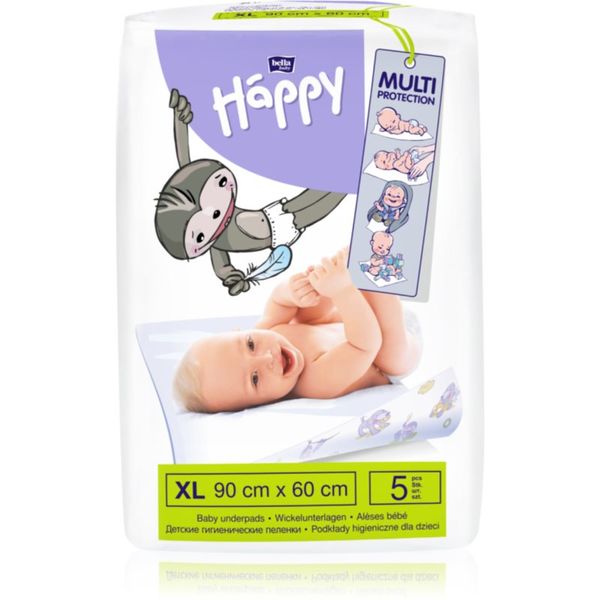 Bella Baby Happy Bella Baby Happy Size XL jednokratne podloge za previjanje 90x60 cm 5 kom