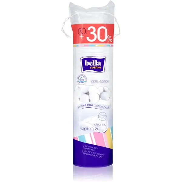 BELLA BELLA Cotton blazinice za skidanje šminke 80 kom