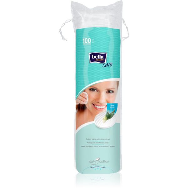 BELLA BELLA Cotton Care blazinice za skidanje šminke s aloe verom 100 kom