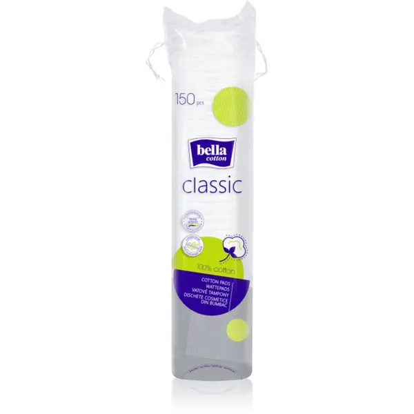 BELLA BELLA Cotton Classic blazinice za skidanje šminke 150 kom