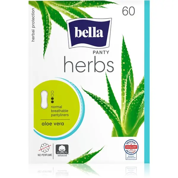 BELLA BELLA Herbs Aloe Vera dnevni ulošci bez parfema 60 kom