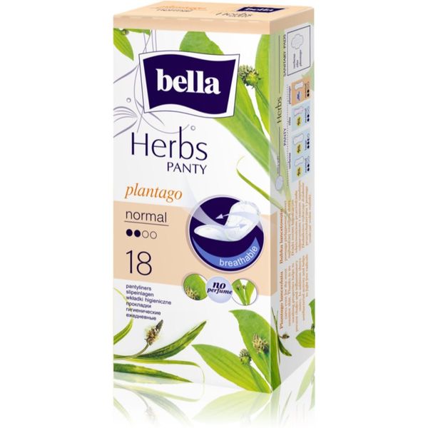 BELLA BELLA Herbs Plantago dnevni ulošci bez parfema 18 kom