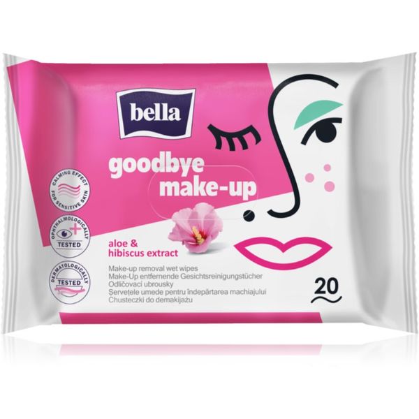 BELLA BELLA Make Up Aloe Vera maramice za skidanje pudera 20 kom