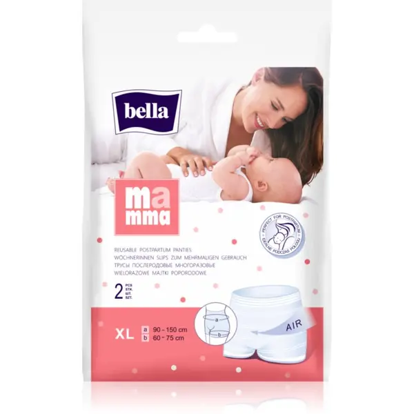 BELLA BELLA Mamma Basic gaćice nakon poroda veličina XL 2 kom