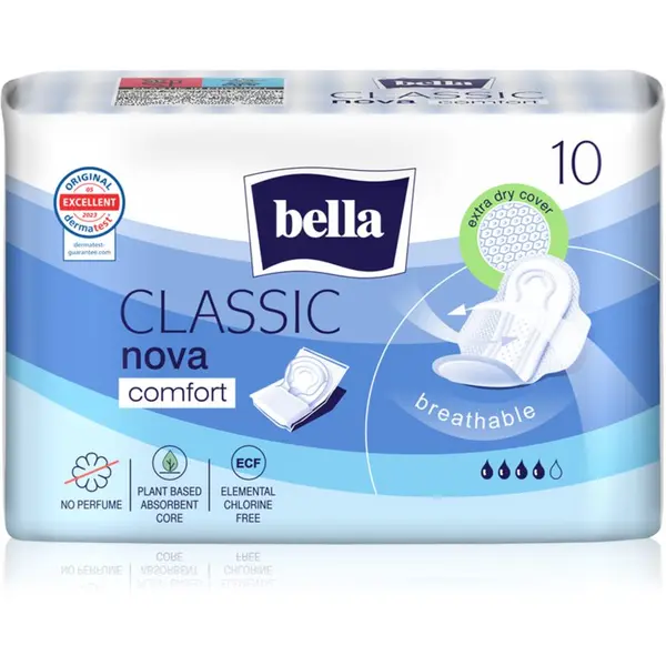BELLA BELLA Nova Classic Comfort higijenski ulošci s krilima 10 kom
