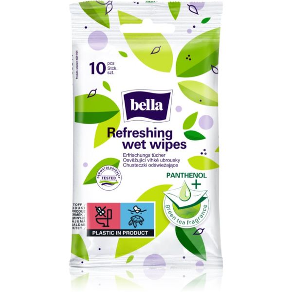 BELLA BELLA Refreshing wet wipes osvježavajuće vlažne maramice 10 kom