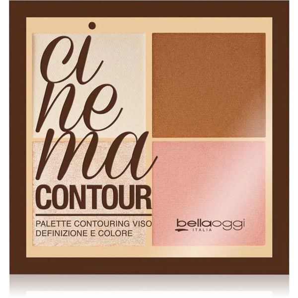 bellaoggi bellaoggi Cinema Contour paleta za konturiranje i posvjetljivanje 12.5 g