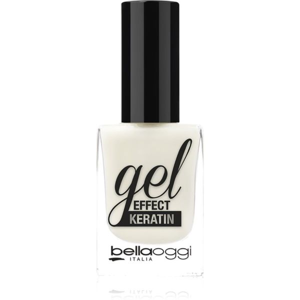 bellaoggi bellaoggi Gel Effect Keratin Nail Polish lak za nokte nijansa Milky White 10 ml