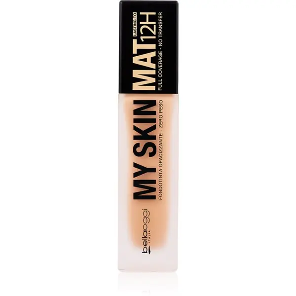 bellaoggi bellaoggi My Skin Mat 12H dugotrajni matirajući puder nijansa Warm Beige 30 ml