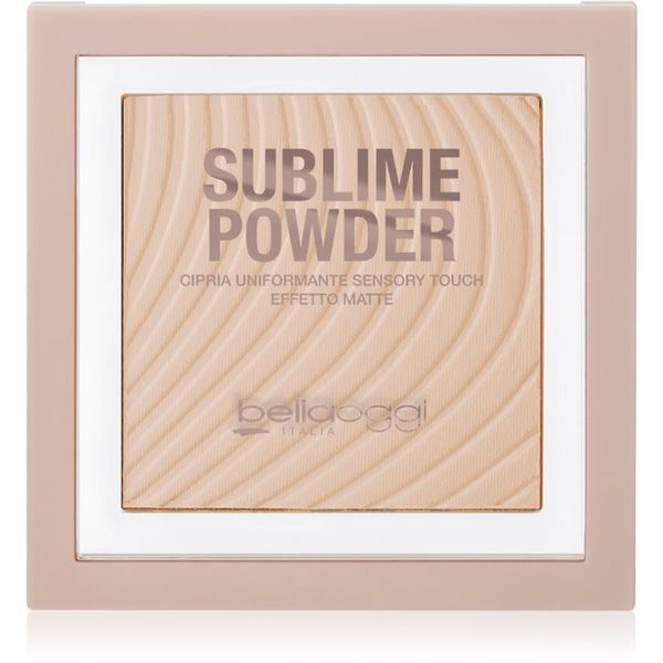 bellaoggi bellaoggi Sublime Powder kompaktni puder s mat efektom nijansa Golden Sand 9 g